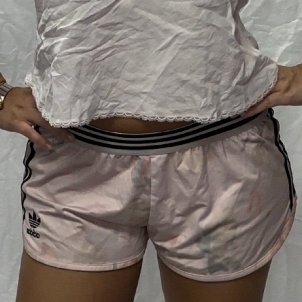 Floral adidas originals shorts